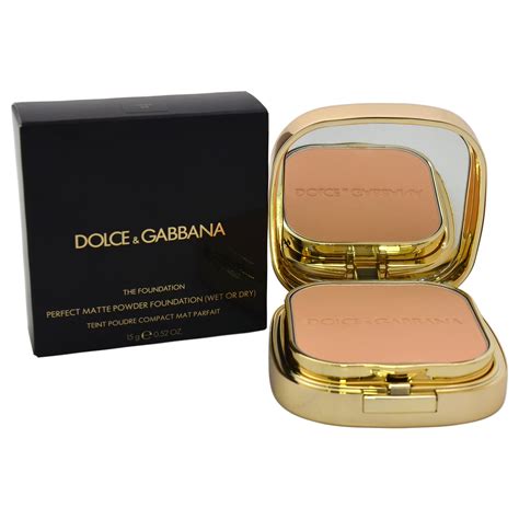 dolce & gabbana perfect matte powder foundation|what is dolce and gabbana.